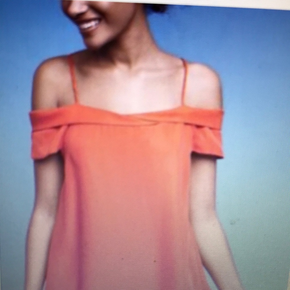 Red off the shoulder blouse